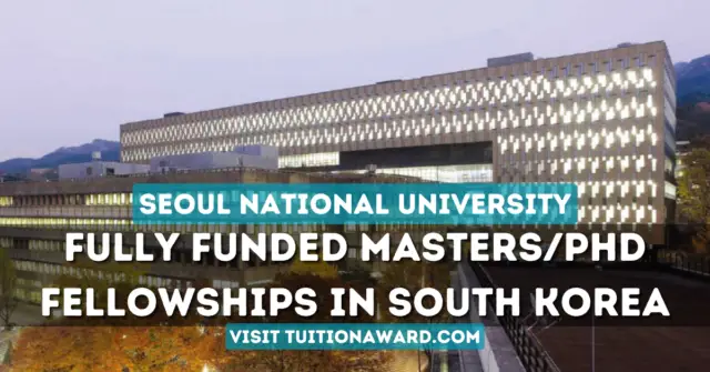 Seoul National University Scholarships 2024-25 in South Korea