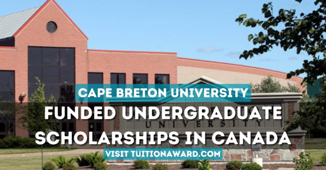 Cape Breton University Scholarships 2025 in Canada