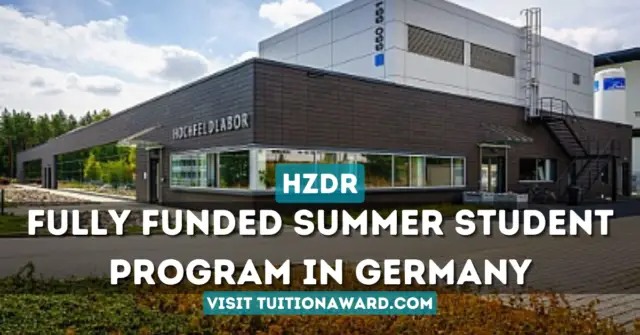 HZDR Summer Student Program 2024 in Germany (Fully Funded)