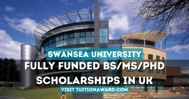 Swansea University International Scholarships 2024 in the UK