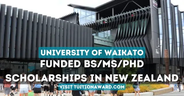 University of Waikato International Excellence Scholarship 2024 in New Zealand