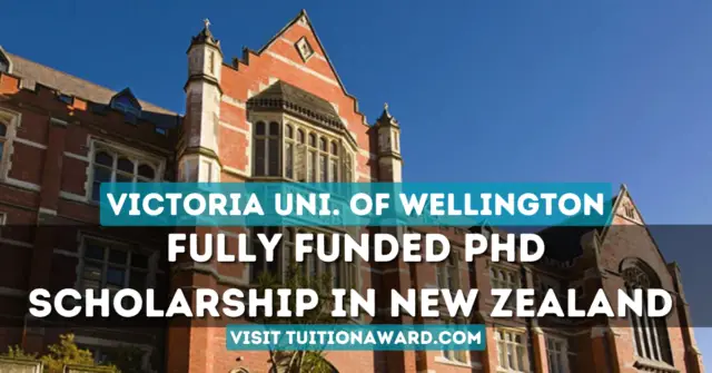 Victoria University of Wellington Doctoral Scholarship 2024 in New Zealand