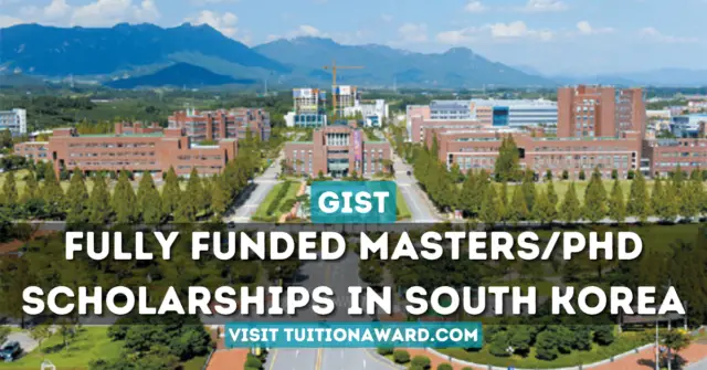 GIST University Scholarship 2024 in South Korea